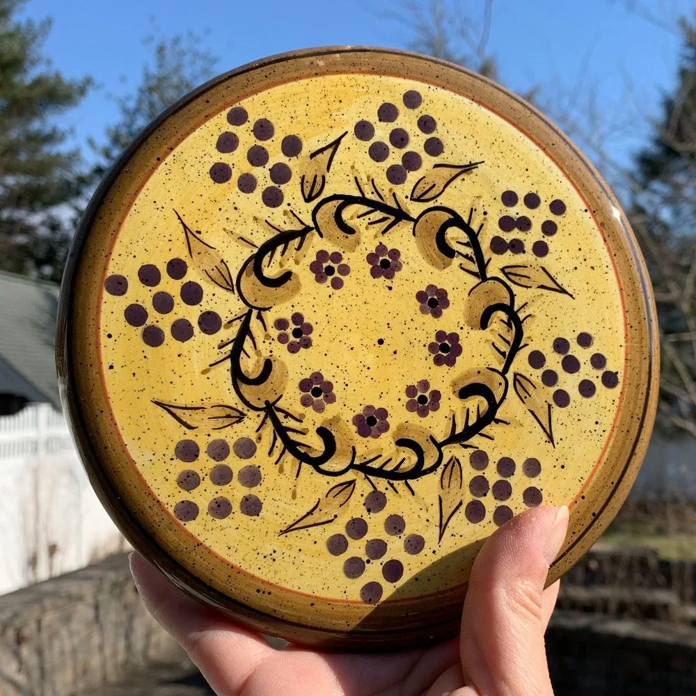 FINAL SALE Vintage Trivet Hotplate Decor California Pantry Classic Ceramic - Picture 1 of 8